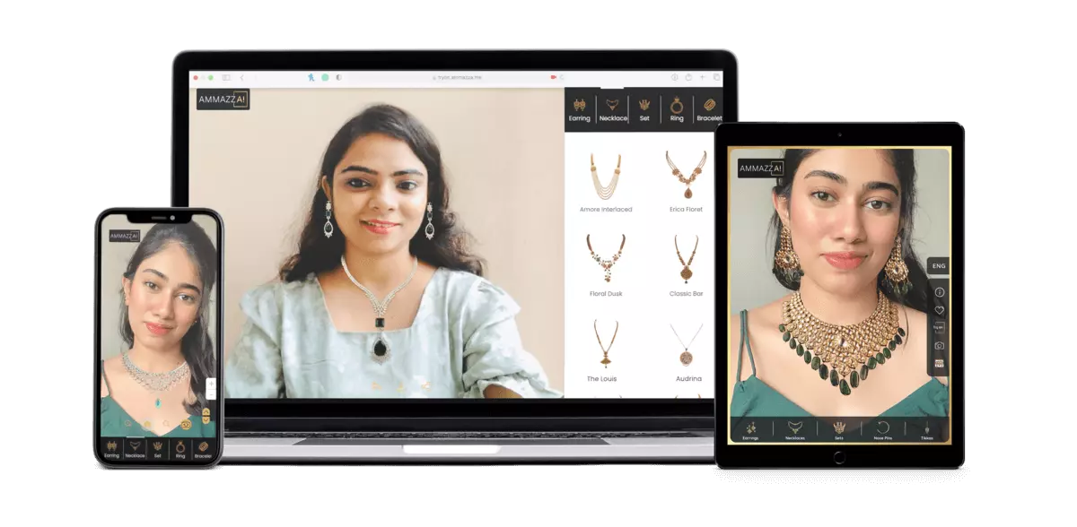 Virtual try clearance on jewelry software